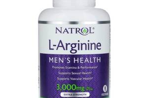 Аргинин Natrol L-Arginine 3000 mg 90 Tabs NTL-05234