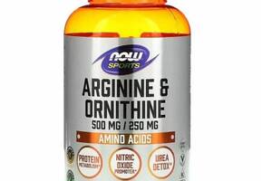 Аргинин NOW Foods Arginine/Ornithine 500 mg/250 mg 250 Veg Caps