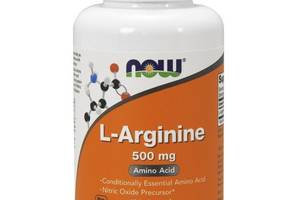 Аргинин NOW Foods L-Arginine 500 mg 100 Caps
