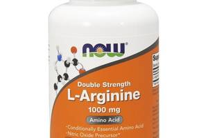 Аргинин NOW Foods L-Arginine Double Strength 1000 mg 120 Tabs
