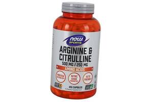 Аргинин и Цитруллин Arginine & Citrulline Now Foods 120вегкапс (27128003)