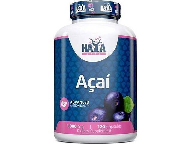 Асаи ягоды Haya Labs Acai 1000 mg 120 Caps
