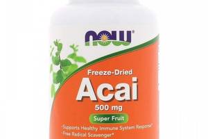 Асаи ягоды NOW Foods Acai 500 mg 100 Veg Caps