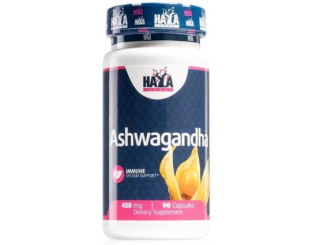Ашфаганда для спорта Haya Labs Ashwagandha 450 mg 90 Caps