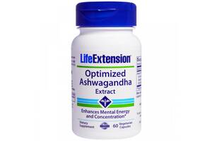 Ашваганда Life Extension Optimized Ashwagandha Extract 60 Veg Caps