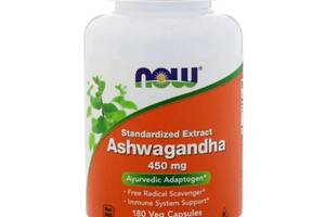 Ашваганда NOW Foods Ashwagandha 450 mg 180 Veg Caps