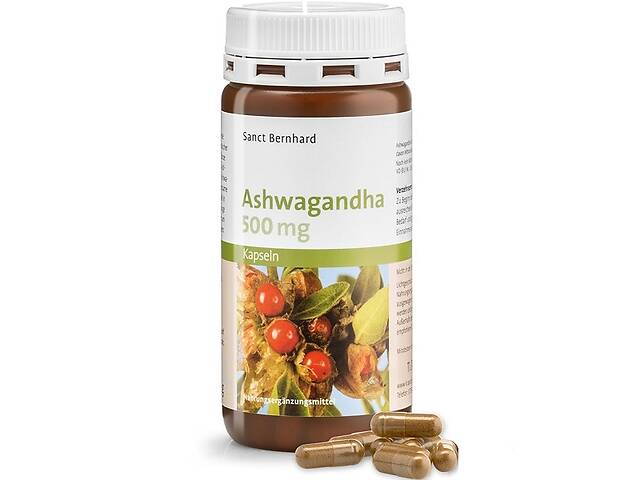 Ашваганда Sanct Bernhard Ashwagandha 500 mg 60 Caps