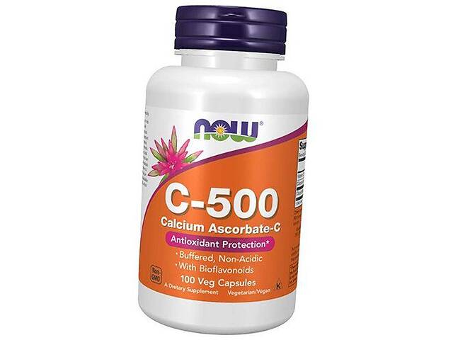 Аскорбат Кальция Витамин С C-500 Calcium Ascorbate Now Foods 100вегкапс (36128322)