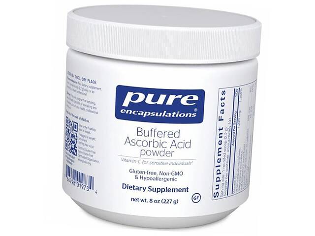 Аскорбиновая кислота порошок Pure Encapsulations Ascorbic Acid Powder 227 г Без вкуса (36361134)