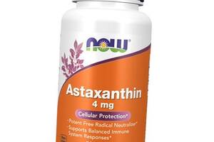 Астаксантин Astaxanthin 4 Now Foods 90 гел капс (70128016)