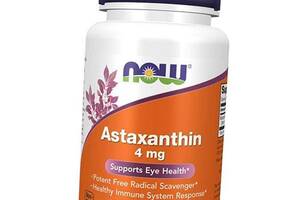 Астаксантин Astaxanthin 4 Veggie Now Foods 60вег.гелкапс (70128037)