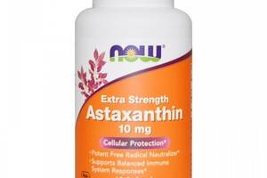 Астаксантин NOW Foods Astaxanthin 10 mg 60 Softgels