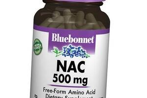 Ацетил Цистеин свободной формы NAC 500 Bluebonnet Nutrition 60вегкапс (70393001)