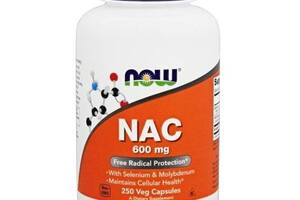 Ацетилцистеин NOW Foods N-Acetylcysteine 600 mg 250 Veg Caps