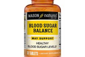 Баланс сахара в крови Blood Sugar Balance Mason Natural 30 таблеток