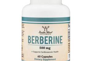 Барбарис Double Wood Supplements Berberine 500 mg 60 Caps