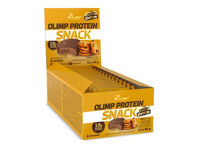 Батончик Olimp Protein Snack 12*60 грамм Печенье