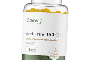 Берберин гидрохлорид Berberine HCl 97% VEGE Ostrovit 90капс (72250016)