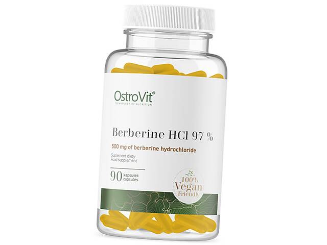 Берберин гидрохлорид Berberine HCl 97% VEGE Ostrovit 90капс (72250016)