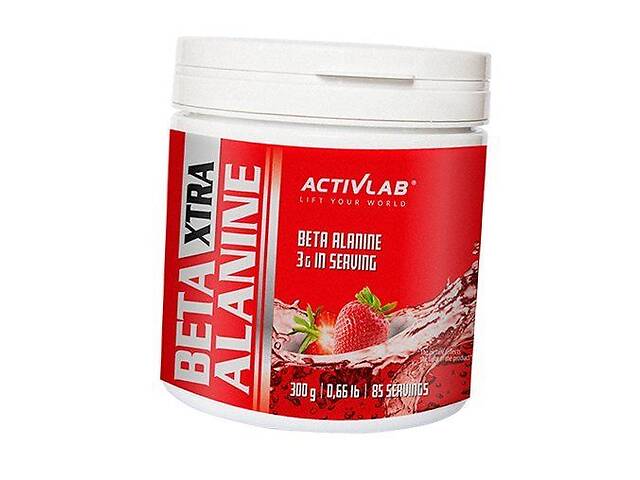 Бета-Аланин Beta Alanine Xtra Activlab 300г Клубника (27108011)