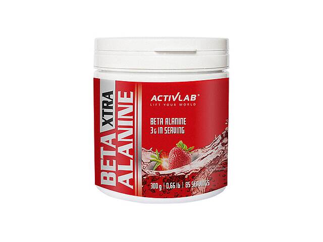 Бета-аланин для спорта Activlab Beta Alanine 300 g 85 servings Strawberry