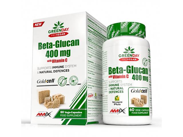 Бета-Глюкан Amix Nutrition GreenDay ProVegan BetaGlucan 400 mg 60 Veg Caps
