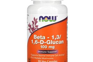 Бета-Глюкан NOW Foods Beta-Glucans 100 mg 90 Veg Caps