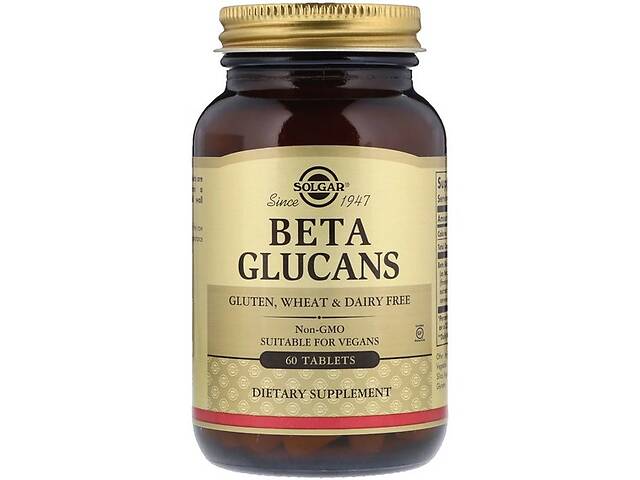 Бета-Глюкан Solgar Beta Glucans 60 Tabs