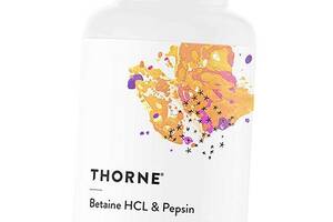 Betaine HCL & Pepsin Thorne Research 450капс (72357004)