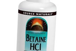 Бетаин Пепсин Betaine HCL Source Naturals 90таб (72355013)