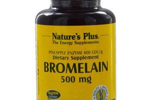 Бромелайн Nature's Plus Bromelain 500 mg 60 Tabs