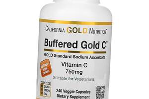 Буферизованный Витамин С Buffered Vitamin C 750 California Gold Nutrition 240вегкапс (36427026)