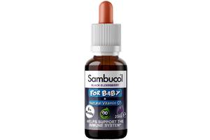 Бузина Sambucol Black Elderberry For Baby Vitamin C 20 ml /20 servings/