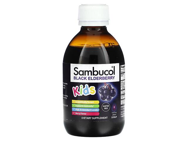 Бузина Sambucol Black Elderberry For Kids 230 ml /23 servings/