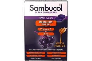 Бузина Sambucol Black Elderberry Immuno Forte 20 Pastilles