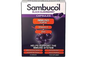 Бузина Sambucol Black Elderberry Immuno Forte 30 Caps