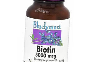 Биотин Biotin 5000 Bluebonnet Nutrition 120вегкапс (36393003)