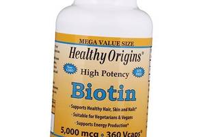 Биотин Biotin 5000 Healthy Origins 360вегкапс (36354026)