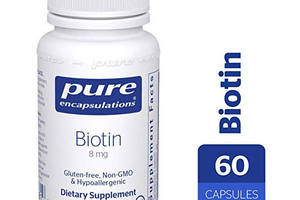 Биотин Pure Encapsulations Biotin 8 mg 60 Caps