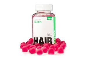 Биотин вкус клубники Biotin T-RQ 60 жевательных конфет