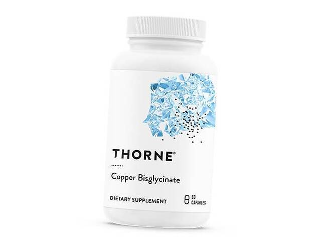 Бисглицинат Меди Copper Bisglycinate Thorne Research 60капс (36357010)