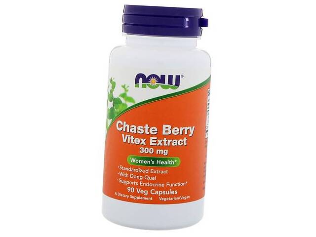 Chaste Berry Vitex Extract 300 Now Foods 90вегкапс (71128060)