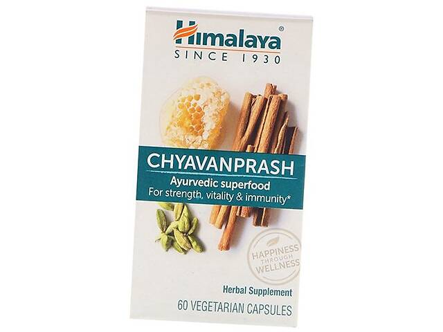 Чаванпраш Аюрведическое средство Chyavanprash Ayurvedic Superfood Himalaya 60вегкапс (71533001)