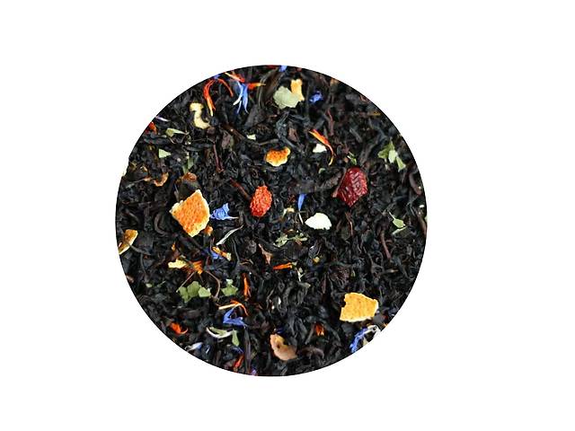 Чай черный с ароматом апельсина и черной смородины Остров сокровищ ТМ Камелия 1 кг
