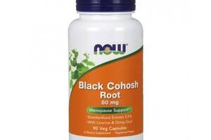 Черный корень NOW Foods Black Cohosh Root 80 mg 90 Veg Caps