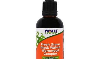 Черный орех NOW Foods Fresh Green Black Walnut Wormwood Complex 60 ml