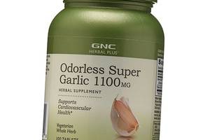 Чеснок без запаха Herbal Plus Odorless Super Garlic 1100 GNC 100таб (71120029)