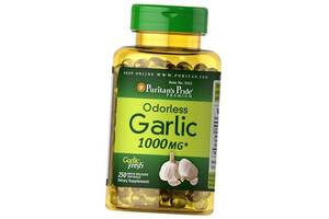 Чеснок без запаха Odorless Garlic 1000 Puritan's Pride 250гелкапс (71367011)