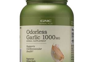 Чеснок GNC Herbal Plus Odorless Garlic 1000 mg 100 Tabs