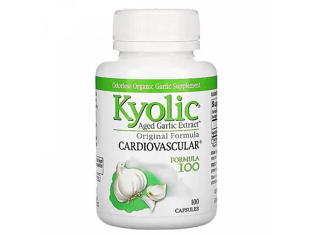 Чеснок Kyolic Aged Garlic Extract Cardiovascular Original Formula 100 Caps